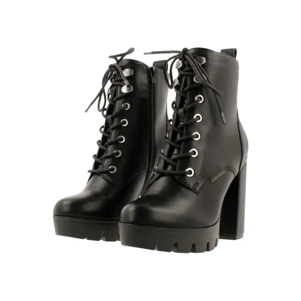 Lace Up Boots*Bullboxer Ankle Boots Black 112511F6S_Bkcltd