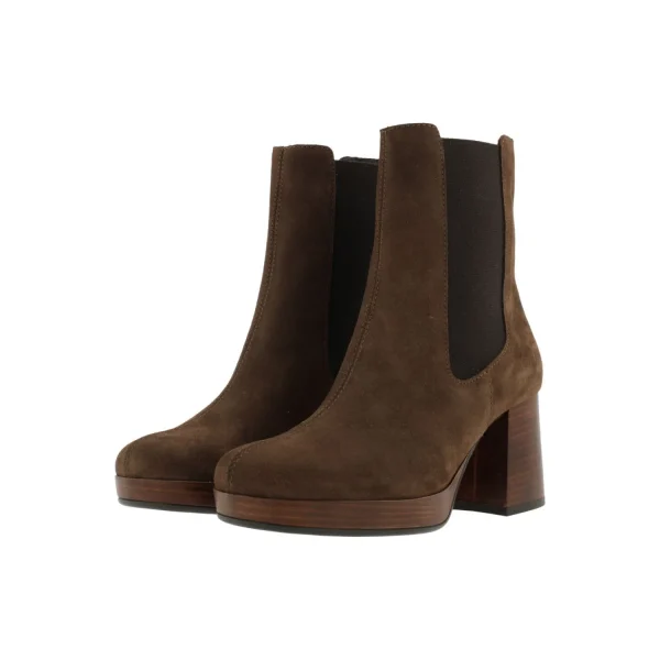 High Heel Boots*Bullboxer Ankle Boots Brown 256500E6C_Dkbwtd