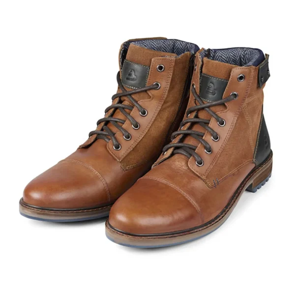 Lace Up Boots*Bullboxer Ankle Boots Tan/Cognac 791I85508Dcobksu