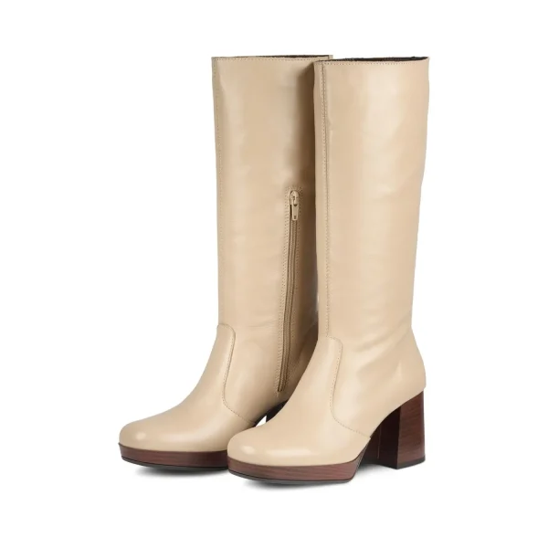 High Heel Boots*Bullboxer Boots Beige/Taupe 256502E7L_Beigtd