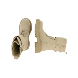 Lace Up Boots*Bullboxer Boots Beige/Taupe 173502F6S_Bonetd