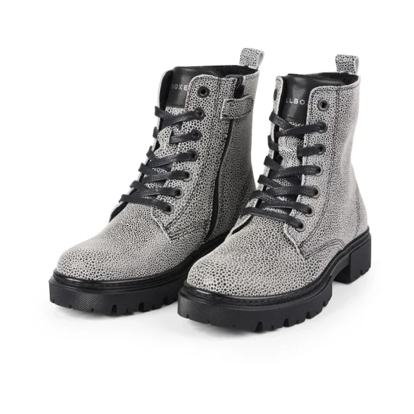 Boots*Bullboxer Boots Black/White Ajs500E6L_Whibkb