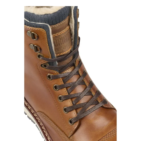 Lace Up Boots*Bullboxer Boots Cognac 877K85850Atanosu