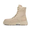 Lace Up Boots*Bullboxer Boots Sand 982503E6C_Sandtd