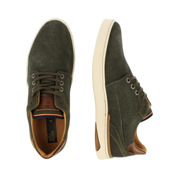 Sporty Lace Ups*Bullboxer Lace-Up Green 887P21811Akacgsu