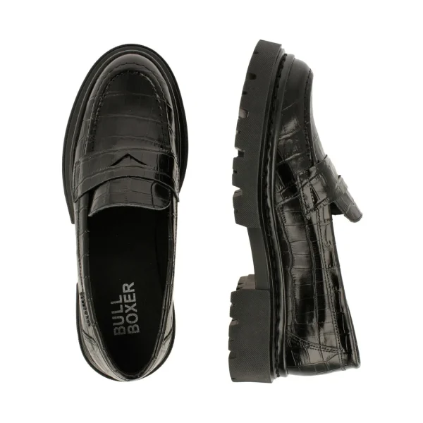 Loafers*Bullboxer Loafer Black 610000E4L_Blcktd