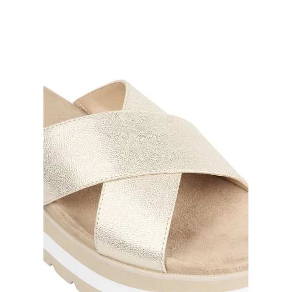 Heeled Mules*Bullboxer Mules Beige 078036F2S_Pltntd