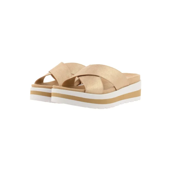 Heeled Mules*Bullboxer Mules Gold 078036F2S_Goldtd