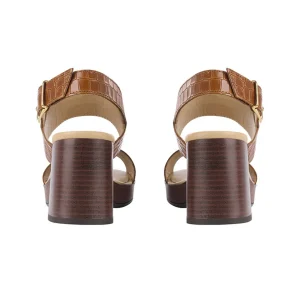 Sandals*Bullboxer Sandal With Heel Brown 256001E2L_Tanntd