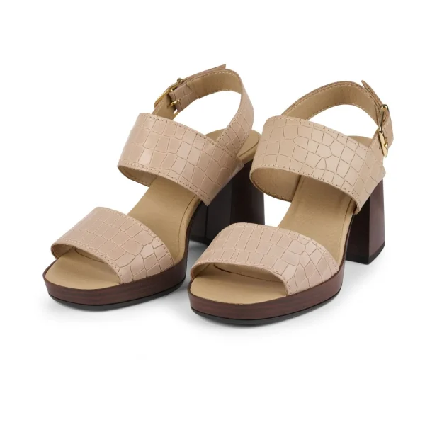Sandals*Bullboxer Sandal With Heel Nude 256001E2L_Nudetd