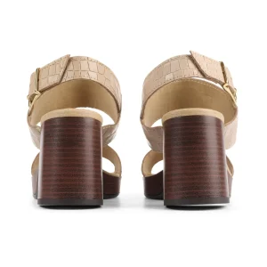 Sandals*Bullboxer Sandal With Heel Nude 256001E2L_Nudetd