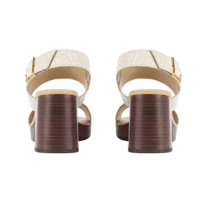 Sandals*Bullboxer Sandal With Heel Offwhite 256001E2L_Cremtd