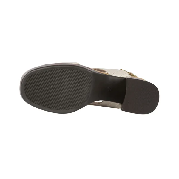Sandals*Bullboxer Sandal With Heel Offwhite 256001E2L_Cremtd