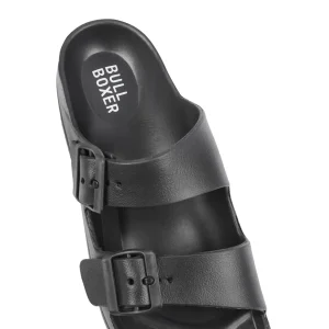Flat Mules*Bullboxer Slides Black 002000F1S_Blcktd
