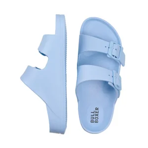 Flat Mules*Bullboxer Slides Light Blue 002000F1S_Lblutd