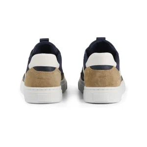 Sneakers*Bullboxer Sneaker Beige-Navy Aop009E5L_Benykb