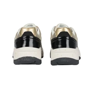 Sneaker Low*Bullboxer Sneaker Black/Sand 077034F5S_Blsdtd