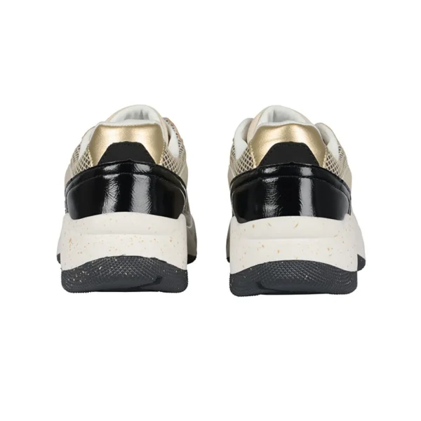 Sneaker Low*Bullboxer Sneaker Black/Sand 077034F5S_Blsdtd