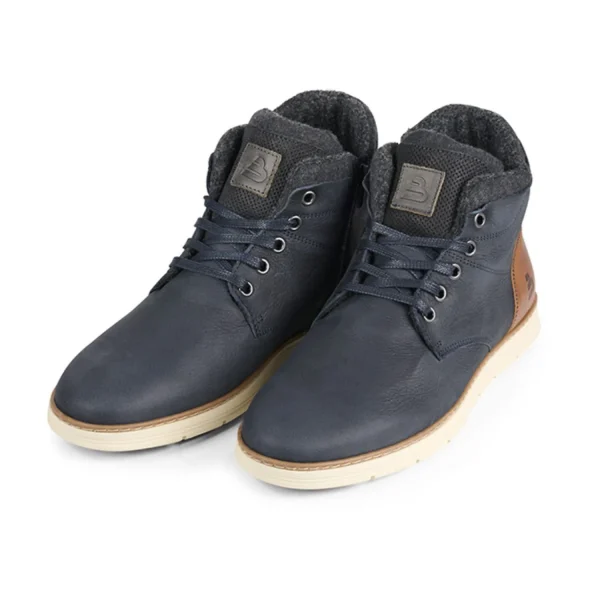 Sneaker High*Bullboxer Sneaker High Black/Cognac 628K50861Anacgsu
