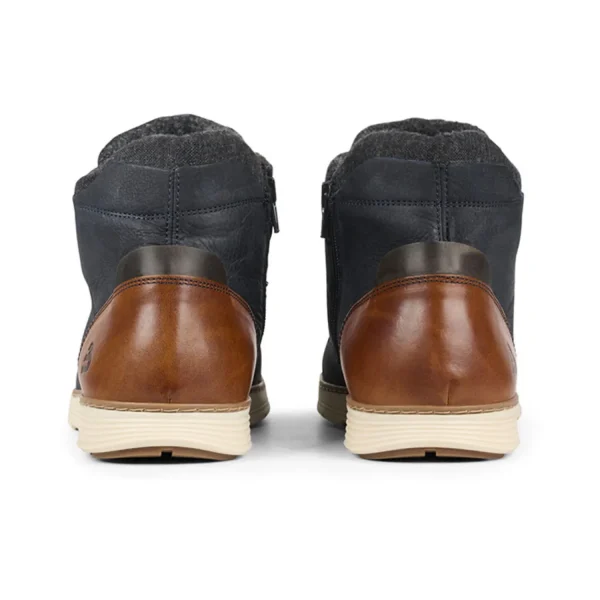Sneaker High*Bullboxer Sneaker High Black/Cognac 628K50861Anacgsu