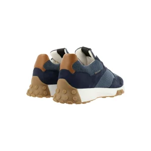 Sneaker Low*Bullboxer Sneaker Low Blue/Tan 170P21384Abluesu