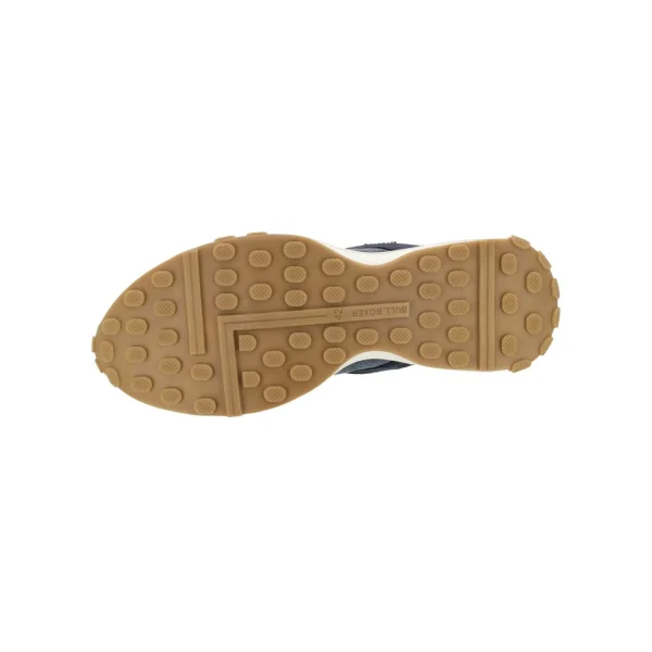 Sneaker Low*Bullboxer Sneaker Low Blue/Tan 170P21384Abluesu