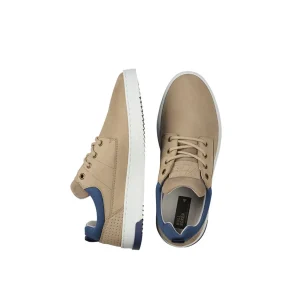 Sneaker Low*Bullboxer Sneaker Sand/Blue 616P21797Abedesu
