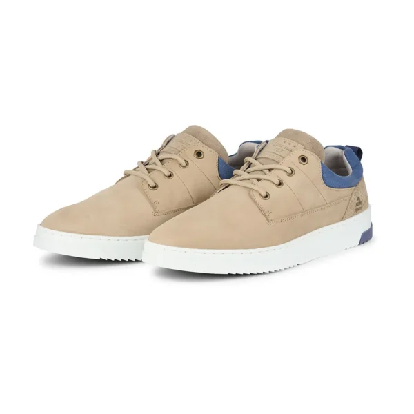 Sneaker Low*Bullboxer Sneaker Sand/Blue 616P21797Abedesu