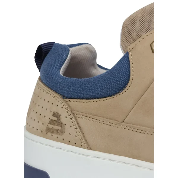 Sneaker Low*Bullboxer Sneaker Sand/Blue 616P21797Abedesu