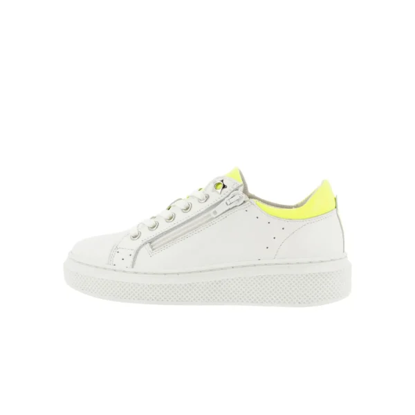 Sneakers*Bullboxer Sneaker White Yellow Alg000E5L_Wyllkb