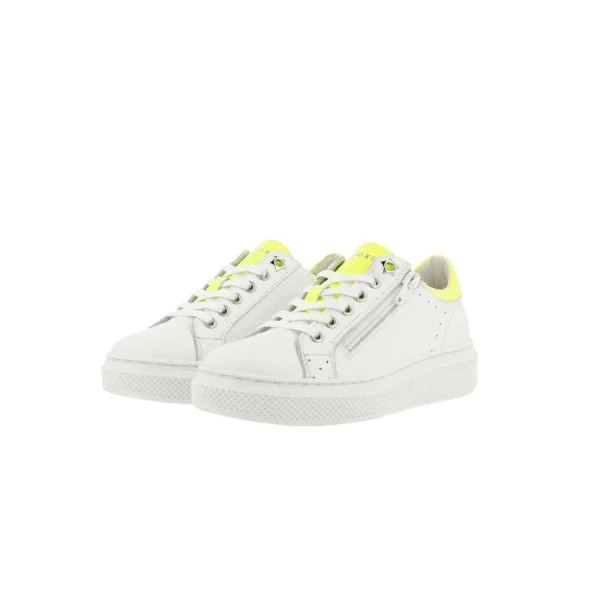 Sneakers*Bullboxer Sneaker White Yellow Alg000E5L_Wyllkb
