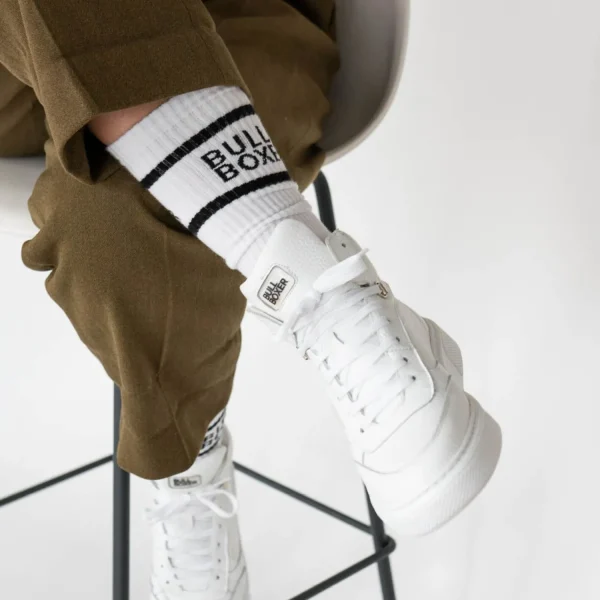 Socks*Bullboxer Socks Men White/White 2-Pack