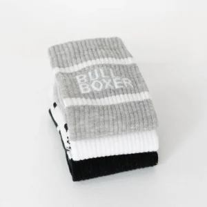 Socks*Bullboxer Socks Women White/Black/Grey 3-Pack