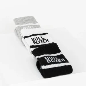 Socks*Bullboxer Socks Women White/Black/Grey 3-Pack