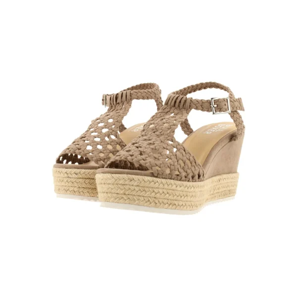 Wedge Pumps*Bullboxer Wedge Sandal Beige 195034F2T_Dktptd