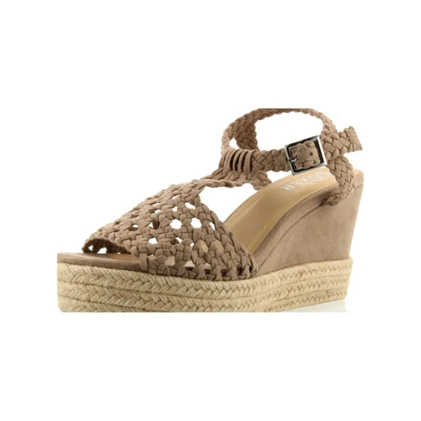Wedge Pumps*Bullboxer Wedge Sandal Beige 195034F2T_Dktptd