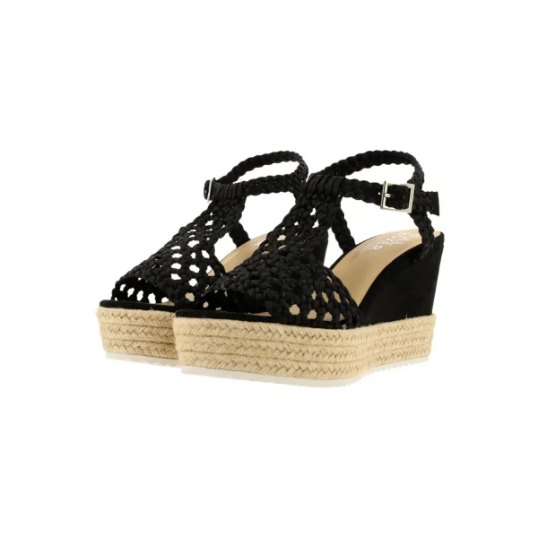 Wedge Pumps*Bullboxer Wedge Sandal Black 195034F2T_Bksttd