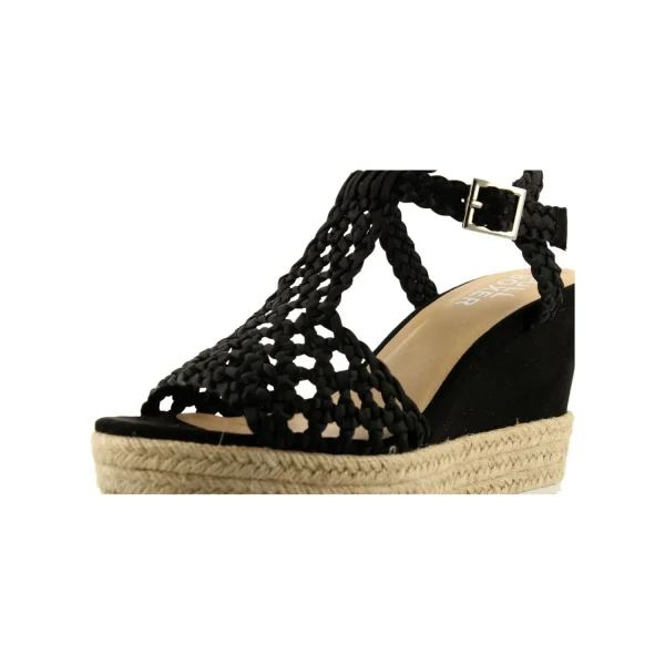 Wedge Pumps*Bullboxer Wedge Sandal Black 195034F2T_Bksttd