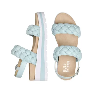 Wedge Pumps*Bullboxer Wedge Sandal Blue 078035F2S_Seastd
