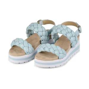 Wedge Pumps*Bullboxer Wedge Sandal Blue 078035F2S_Seastd