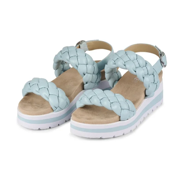 Wedge Pumps*Bullboxer Wedge Sandal Blue 078035F2S_Seastd