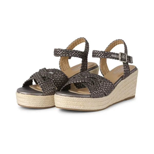 Wedge Pumps*Bullboxer Wedge Sandal Gun Metal 268013F2T_Gunntd