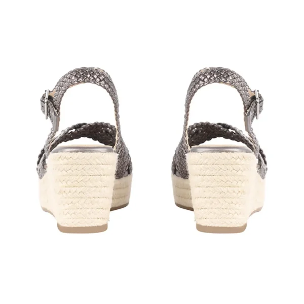 Wedge Pumps*Bullboxer Wedge Sandal Gun Metal 268013F2T_Gunntd